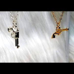 Authentic Jewelry “Crime Scene” Double Choker Necklace